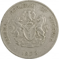 10 кобо 1973 Нигерия из оборота