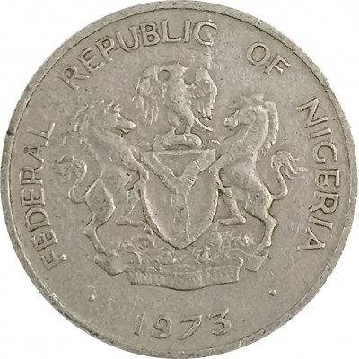 10 кобо 1973 Нигерия из оборота