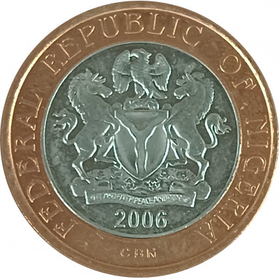 2 найры 2006 Нигерия из оборота 2 найры 2006 Нигерия из оборота