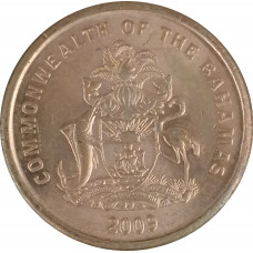 1 цент 2009 Багамские острова из оборота