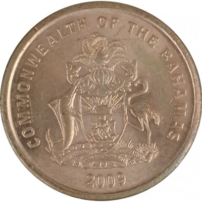 1 цент 2009 Багамские острова из оборота