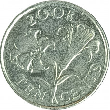 10 центов 2008 Бермудские острова из оборота