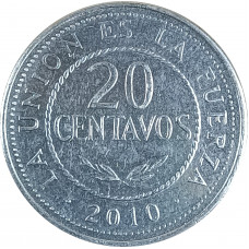 20 сентаво 2010 Боливия из оборота