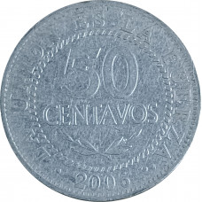 50 сентаво 2006 Боливия из оборота