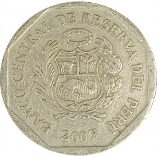 1 новый соль 2007 Перу из оборота