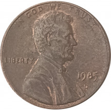1 цент 1985 США D из оборота