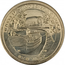 1 доллар 2021 США D Эри-Канал UNC