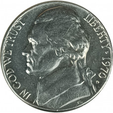 5 центов 1970 США D из оборота