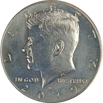 50 центов 2019 США D Кеннеди UNC