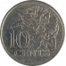 10 центов 2005 Тринидад и Тобаго из оборота 10 центов 2005 Тринидад и Тобаго из оборота