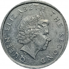 2 цента 2008 Восточные Карибы из оборота