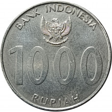 1000 рупий 2010 Индонезия из оборота