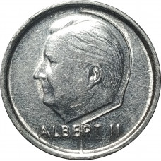 1 франк 1995 Бельгия из оборота