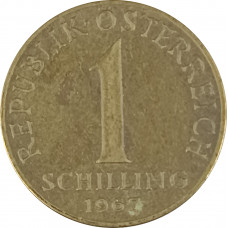 1 шиллинг 1967 Австрия из оборота