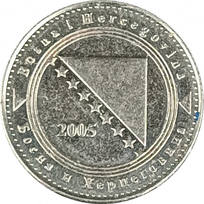 5 фенингов 2005 Босния и Герцеговина из оборота 5 фенингов 2005 Босния и Герцеговина из оборота