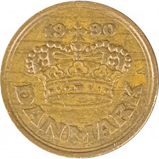 50 эре 1990 Дания из оборота