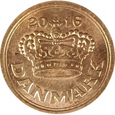 50 эре 2016 Дания из оборота