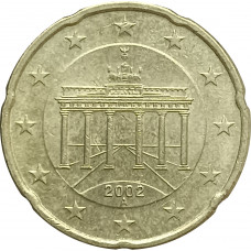 20 евроцентов 2002 Германия A из оборота