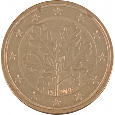 5 евроцентов 2005 Германия D из оборота