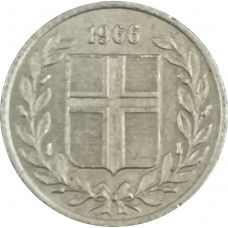 25 эйре 1966 Исландия из оборота