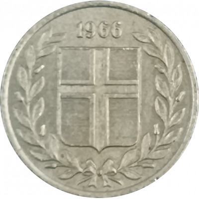 25 эйре 1966 Исландия из оборота