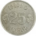 25 эйре 1966 Исландия из оборота