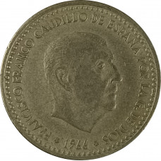 1 песета 1966 Испания 70 из оборота