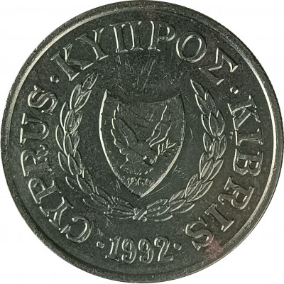 10 центов 1992 Кипр из оборота 10 центов 1992 Кипр из оборота