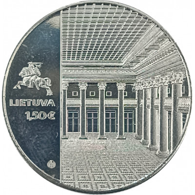 1½ евро 2022 Литва 100 лет Банку Литвы UNC 1½ евро 2022 Литва 100 лет Банку Литвы UNC