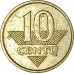 10 центов 2008 Литва из оборота