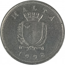 10 центов 1998 Мальта из оборота