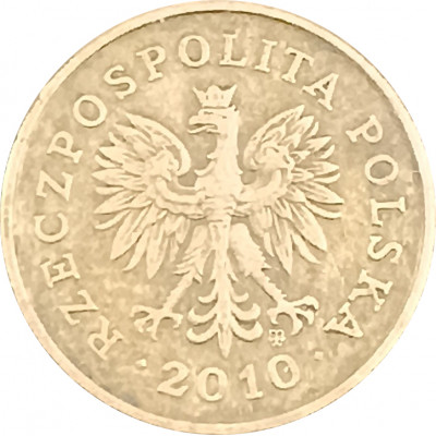 1 грош 2010 Польша из оборота
