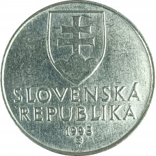 2 кроны 1995 Словакия из оборота