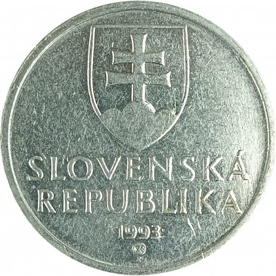5 крон 1993 Словакия из оборота 5 крон 1993 Словакия из оборота