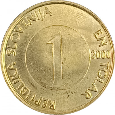 1 толар 2000 Словения из оборота