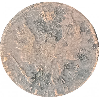 1 копейка 1819 КМ АД Александр 1 (№1) VG 1 копейка 1819 КМ АД Александр 1 (№1) VG
