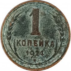 1 копейка 1924 (№9) VG