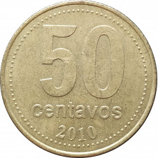 50 сентаво 2010 Аргентина из оборота