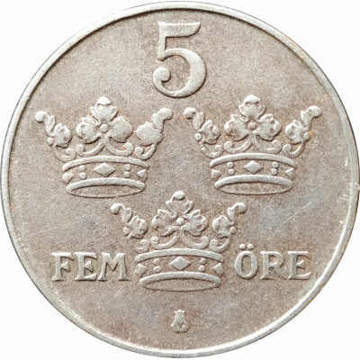 5 эре 1942 Швеция из оборота 5 эре 1942 Швеция из оборота