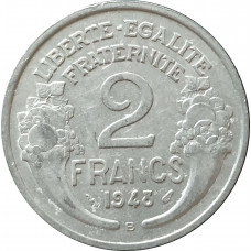 2 франка 1948 Франция B из оборота