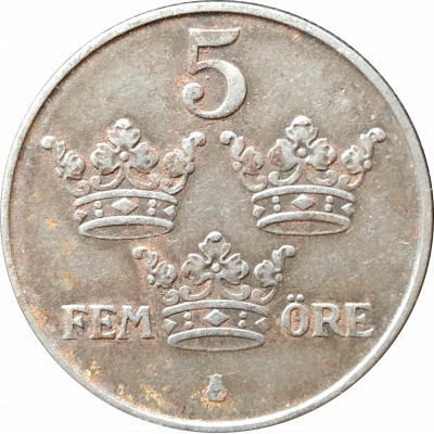 5 эре 1944 Швеция из оборота 5 эре 1944 Швеция из оборота
