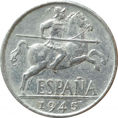 10 сентимо 1945 Испания из оборота 10 сентимо 1945 Испания из оборота