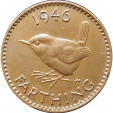 1 фартинг 1946 Великобритания из оборота