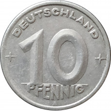 10 пфеннигов 1948 Германия A из оборота