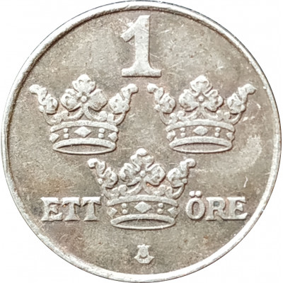 1 эре 1950 Швеция из оборота