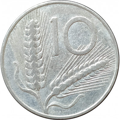 10 лир 1953 Италия из оборота