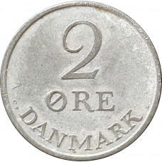 2 эре 1959 Дания из оборота