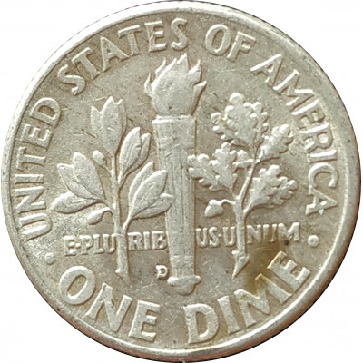 1 дайм 1962 США D из оборота