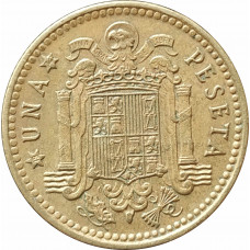 1 песета 1966 Испания 74 из оборота
