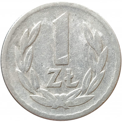 1 злотый 1966 Польша из оборота 1 злотый 1966 Польша из оборота